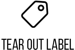 Tear Out Label